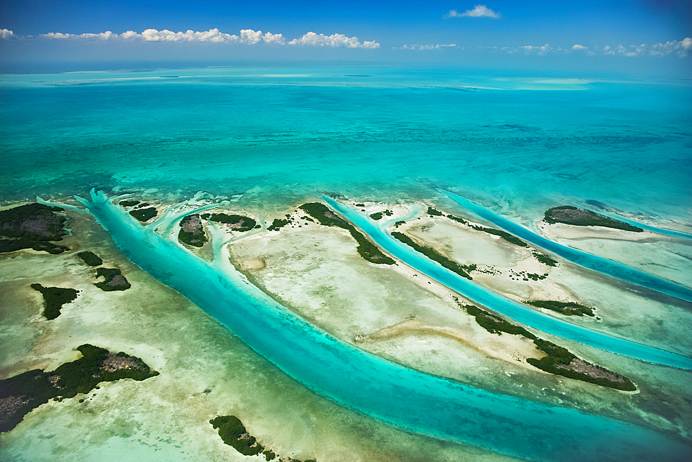 Aerial view of Ambergris Cay, Ambergris Cay, Belize