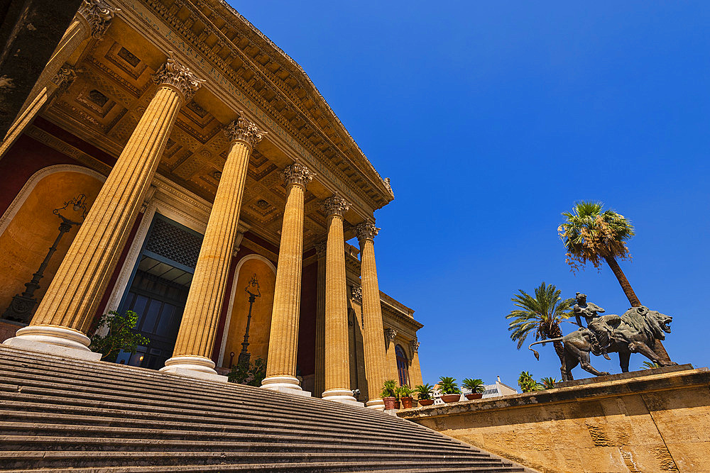 Teatro Massimo, an Opera House in Palermo, Sicily, Italy, Palermo, Italy