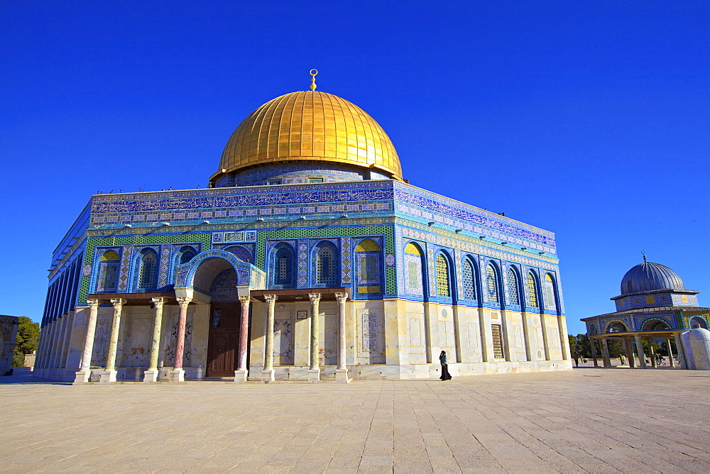 The Dome of the Rock, Temple Mount, UNESCO World Heritage Site, Jerusalem, Israel, Middle East