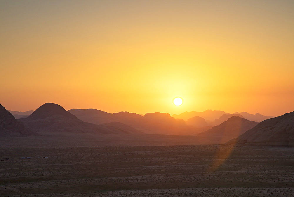 Sunset, Wadi Rum, Jordan, Middle East