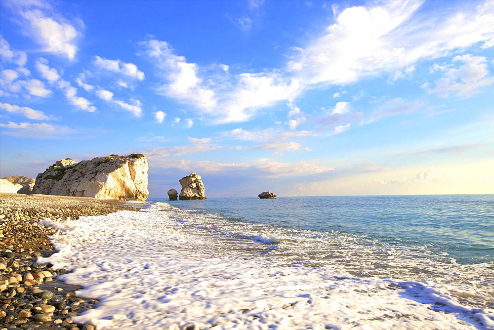 Aphrodites Rock, Paphos, Cyprus, Eastern Mediterranean Sea, Europe