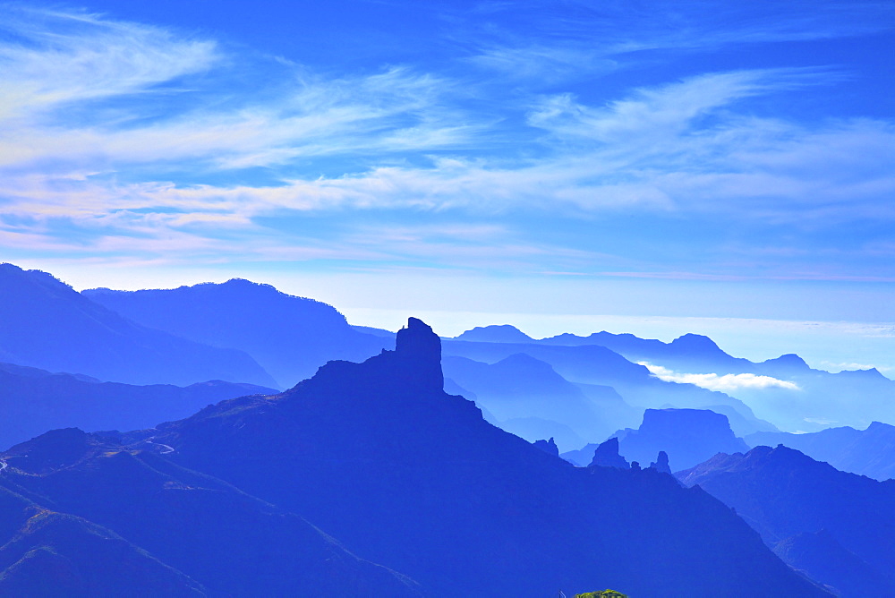 Roque Bentayga, Gran Canaria, Canary Islands, Spain, Atlantic Ocean, Europe