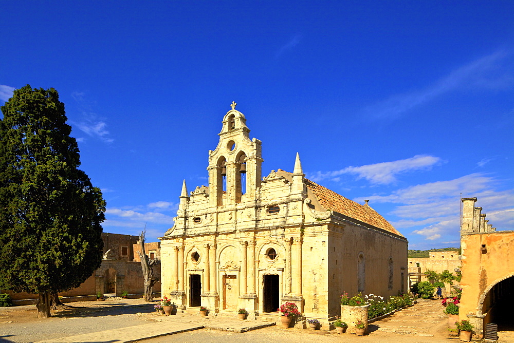 Arkadi Monastery, Crete, Rethymno, Greek Islands, Greece, Europe