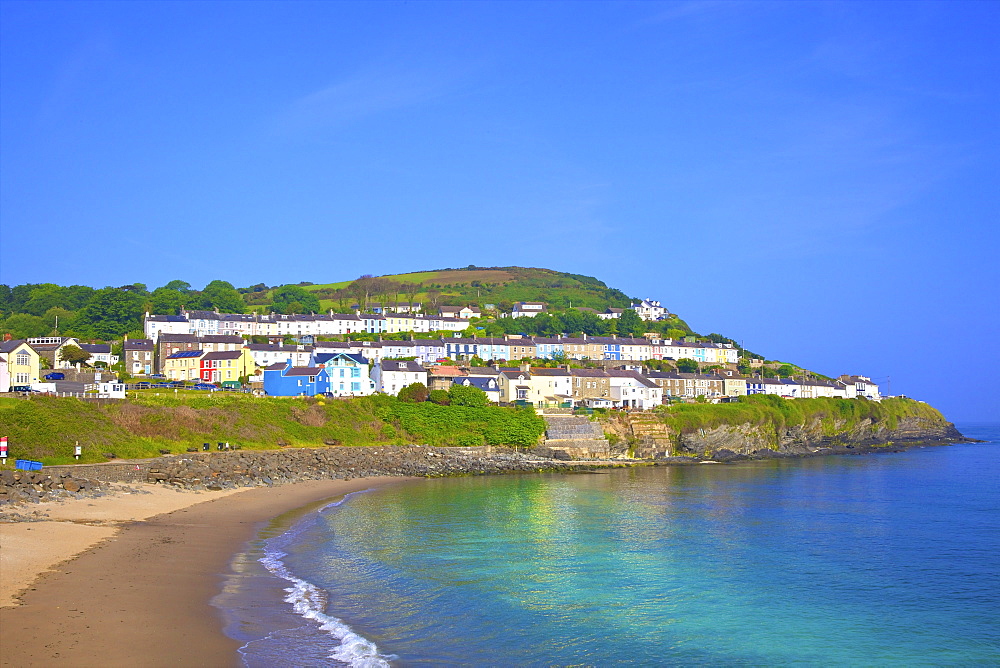 The Beach at New Quay, Cardigan Bay, Wales, United Kingdom, Europe