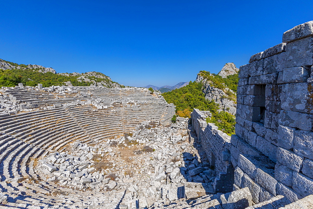 Theatre, Termessos, Antalya Province, Turkey, Asia Minor, Eurasia