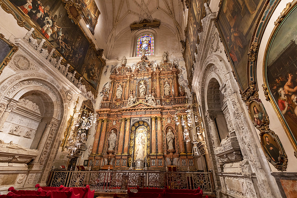 Seville Cathedral Interior, UNESCO World Heritage Site, Seville, Andalusia, Spain, Europe