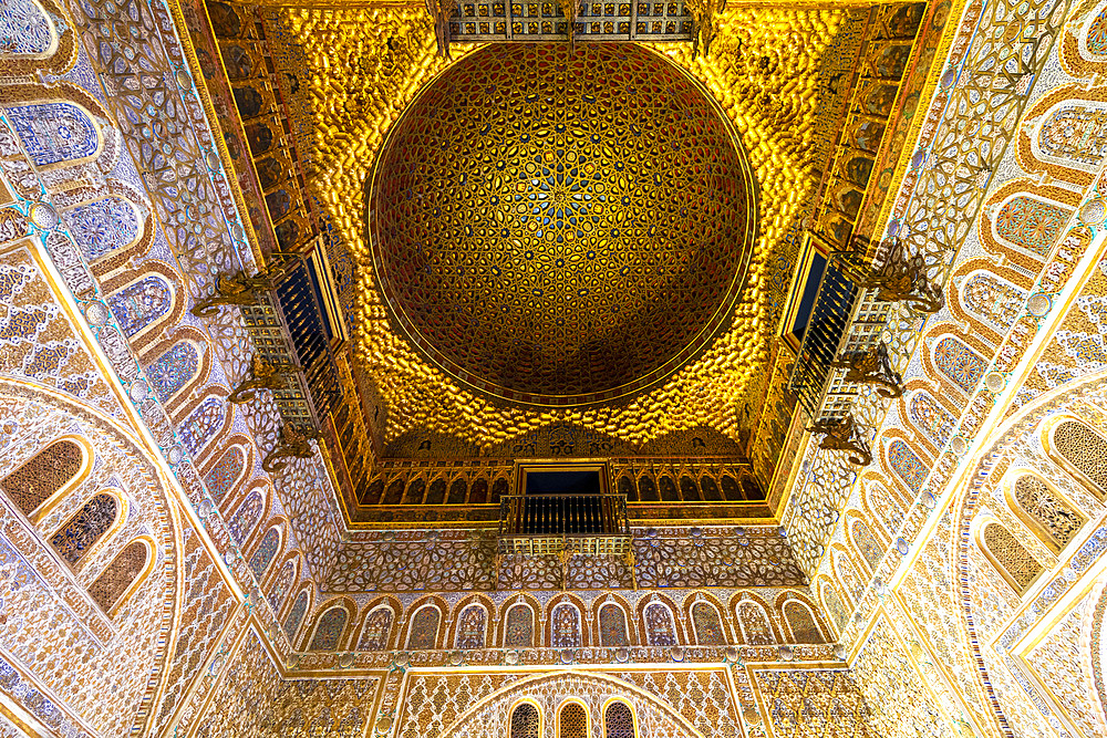 Alcazar of Seville, UNESCO World Heritage Site, Seville, Andalusia, Spain, Europe