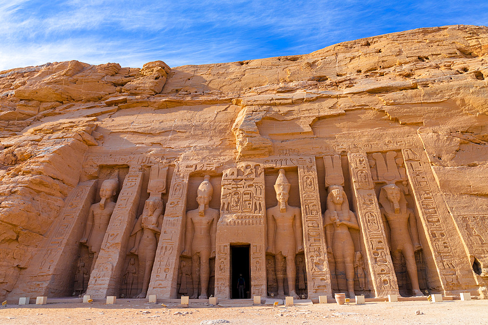 The Small Temple of Hathor and Nefertari, Abu Simbel, Abu Simbel, UNESCO World Heritage Site, Egypt, North Africa, Africa