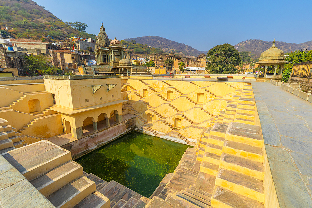 Panna Meena Ka Kund Step Well, Amer, Rajasthan, India, South Asia, Asia