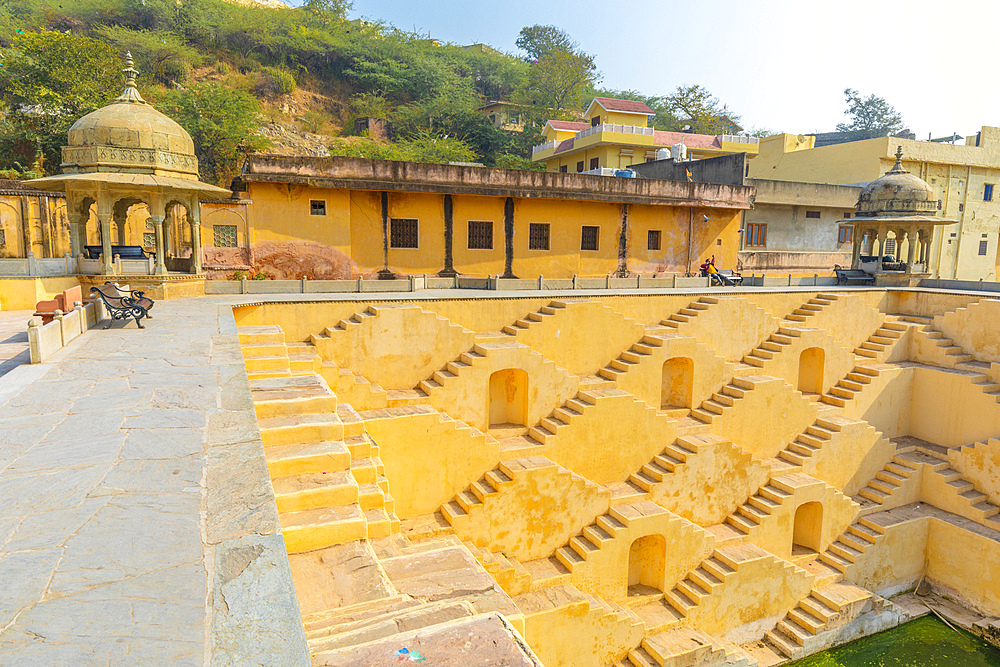 Panna Meena Ka Kund Step Well, Amer, Rajasthan, India, South Asia, Asia