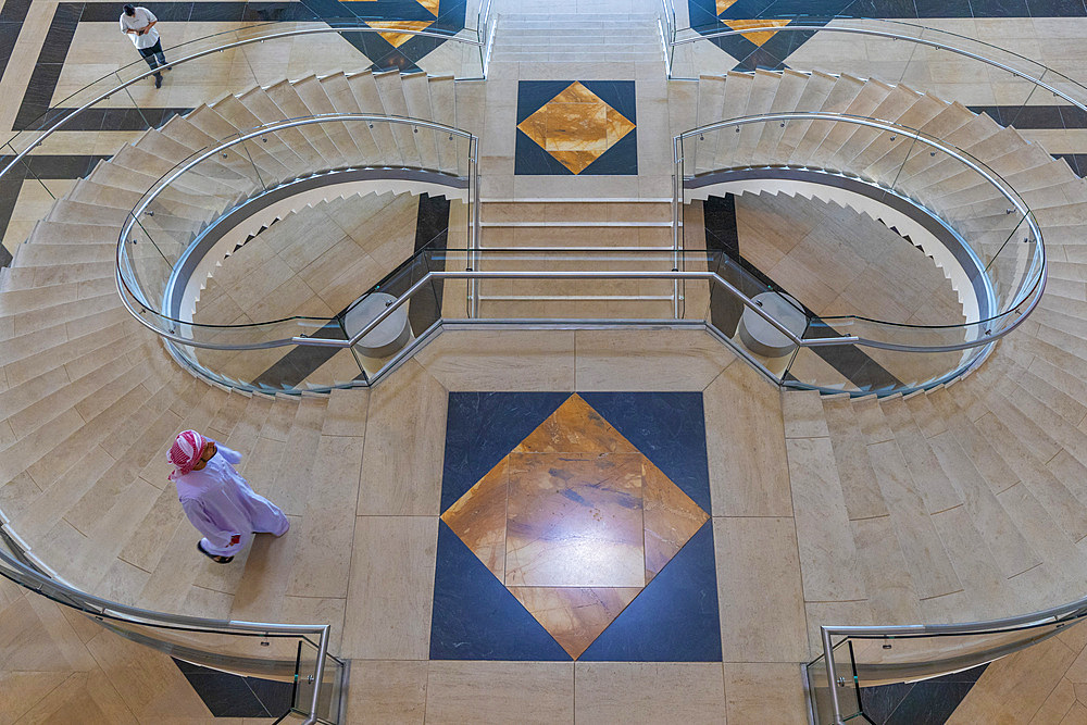 Interior of Museum of Islamic Art, Doha, Qatar, Middle East