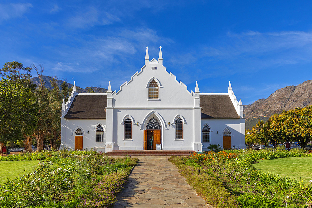 Dutch Reformed Church, Franschhoek, Western Cape, South Africa, Africa