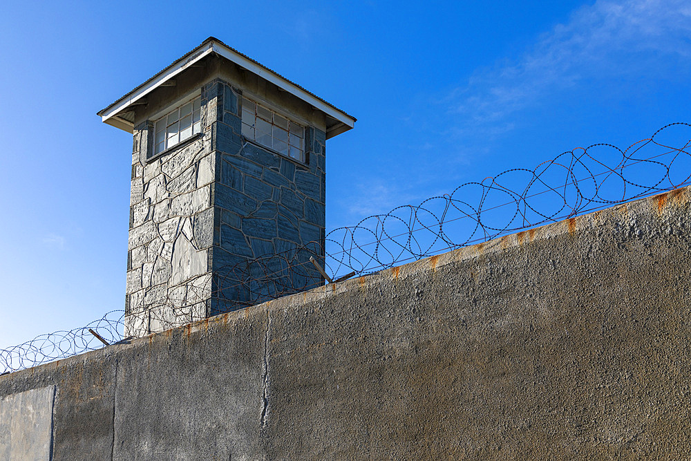 The Cell Block where Nelson Mandela was imprisoned, Robben Island, Western Cape Province, South Africa, Africa