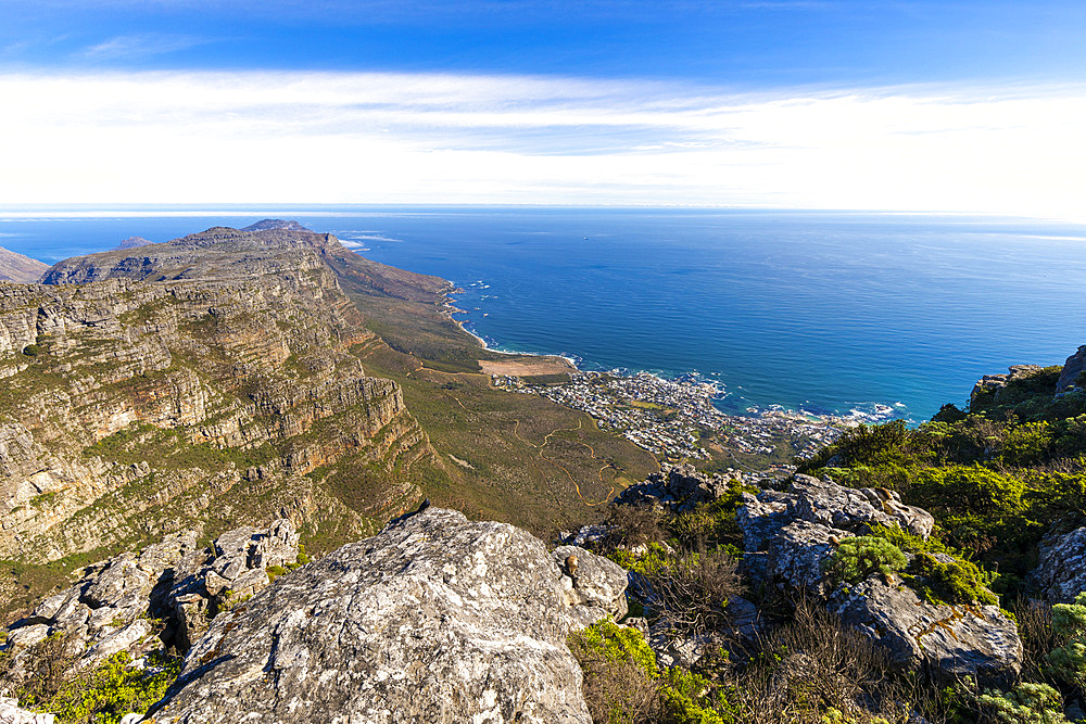 View from Table Mountain, Cape Town, Western Cape Province, South Africa, Africa