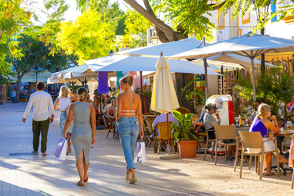 Restaurants in Santa Gertrudis de Fruitera, Ibiza, Balearic Islands, Spain, Mediterranean, Europe