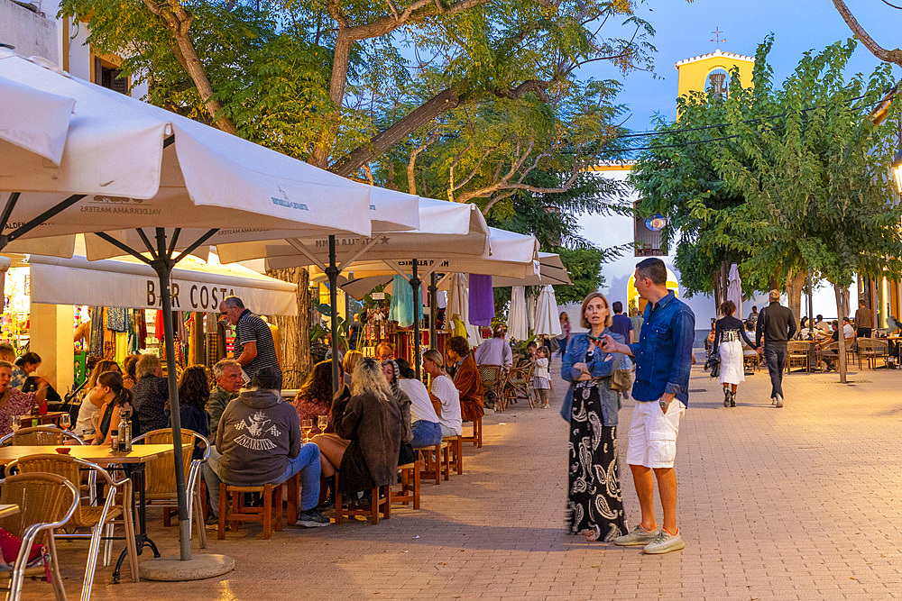 Restaurants in Santa Gertrudis de Fruitera, Ibiza, Balearic Islands, Spain, Mediterranean, Europe