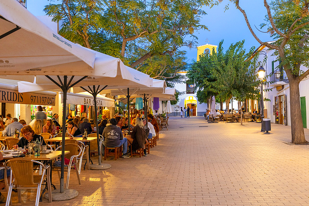 Restaurants in Santa Gertrudis de Fruitera, Ibiza, Balearic Islands, Spain