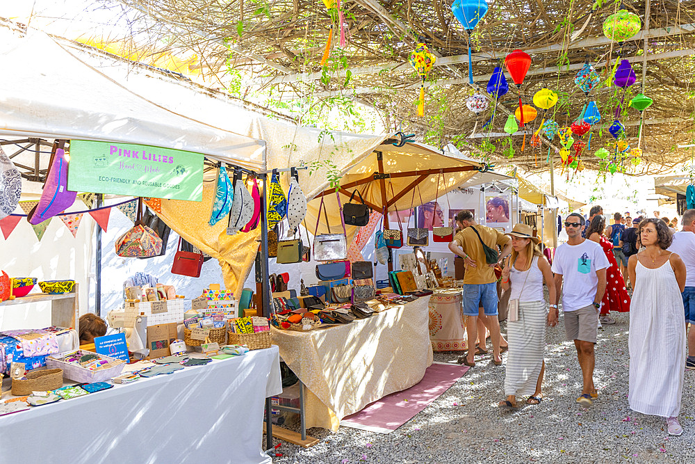 Las Dalias Hippy Market, Sant Carles de Peralta, Ibiza, Balearic Islands, Spain, Mediterranean, Europe