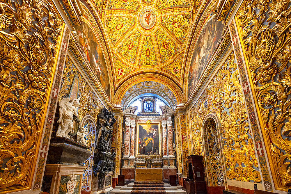 Chapel of the Langue of Castile in St. John's Co-Cathedral, Valletta, Malta, Southern Europe