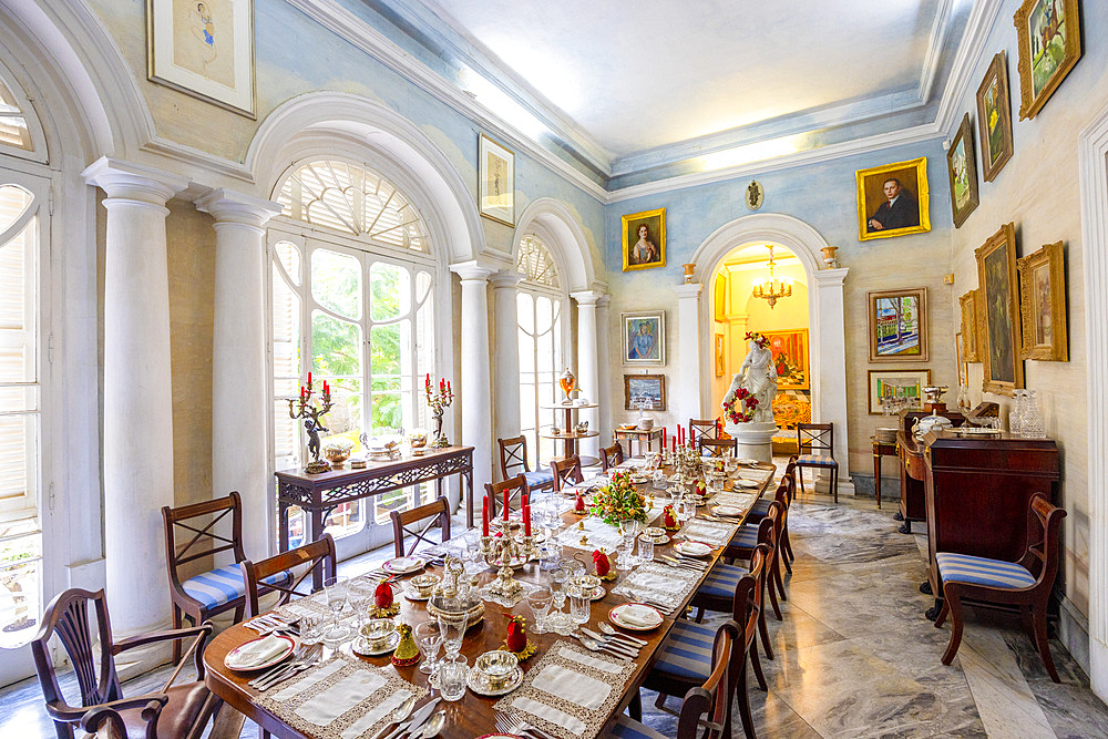 Dining Room of Casa Rocca Piccola, Valletta, Malta, Southern Europe