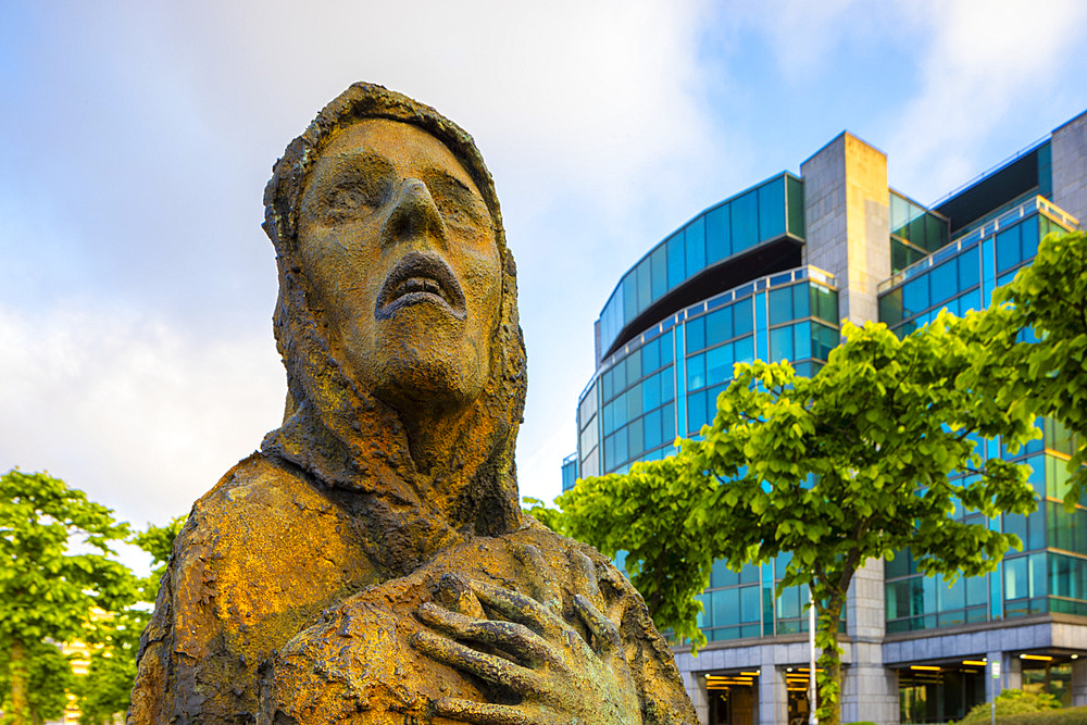 The Famine Memorial, Dublin, Republic of Ireland, Europe