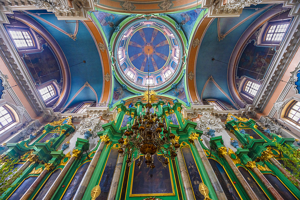 The Interior of the Orthodox Church of the Holy Spirit, Vilnius, Lithuania, Northern Europe