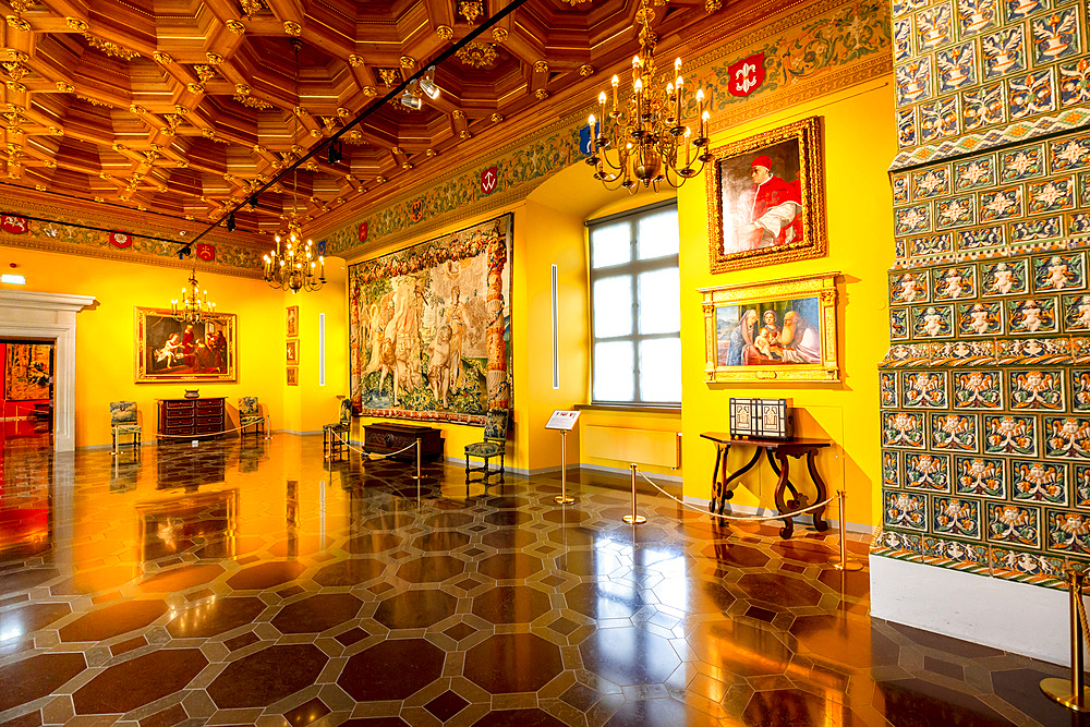 The 3rd Mannerist Antechamber, Palace of the Grand Dukes of Lithuania, Vilnius, Lithuania, Northern Europe