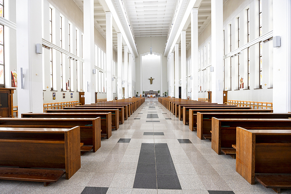 Interior of the Christ's Resurrection Church, Kaunas, Lithuania, Northern Europe