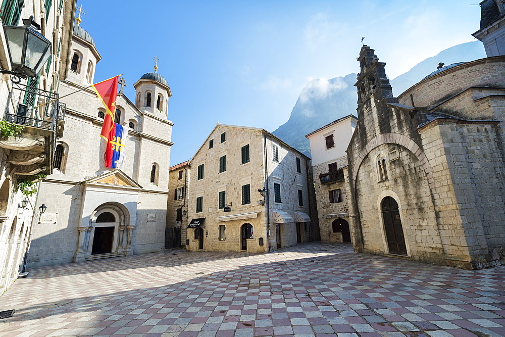 Churches of St. Nicholas and St. Luke in Kotor, Montenegro, Europe