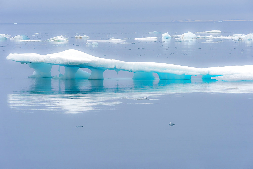 Iceberg in Hinlopen Strait, Norway, Europe