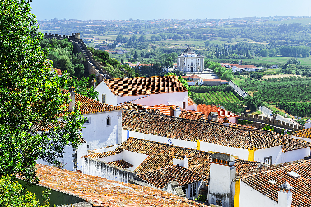 Medieval city of Obidos, Leiria District, Estremadura, Portugal, Europe