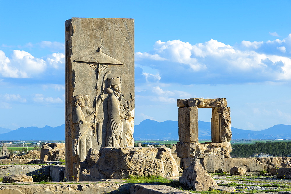 Ruins of the Hadish Palace, Persepolis, UNESCO World Heritage Site, Fars Province, Islamic Republic of Iran, Middle East