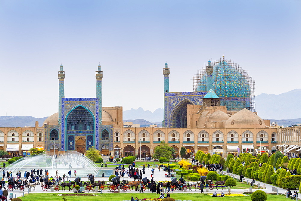 Masjed-e Imam Mosque, Maydam-e Iman square, UNESCO World Heritage Site, Esfahan, Iran, Middle East