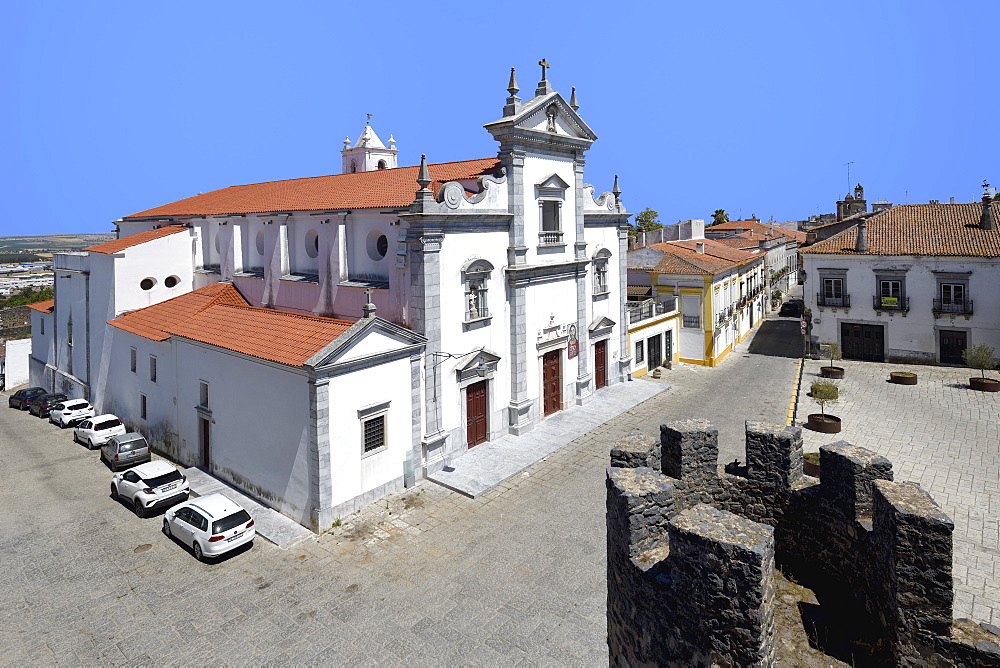 Beja Cathedral (Cathedral of St. James the Great), Lidador square, Beja, Alentejo, Portugal