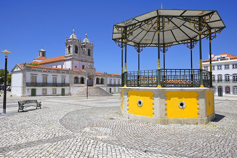 Our Lady of Nazare Church, Largo Nossa Senhora da Nazare, Sitio village, Nazare, Leiria district, Portugal, Europe