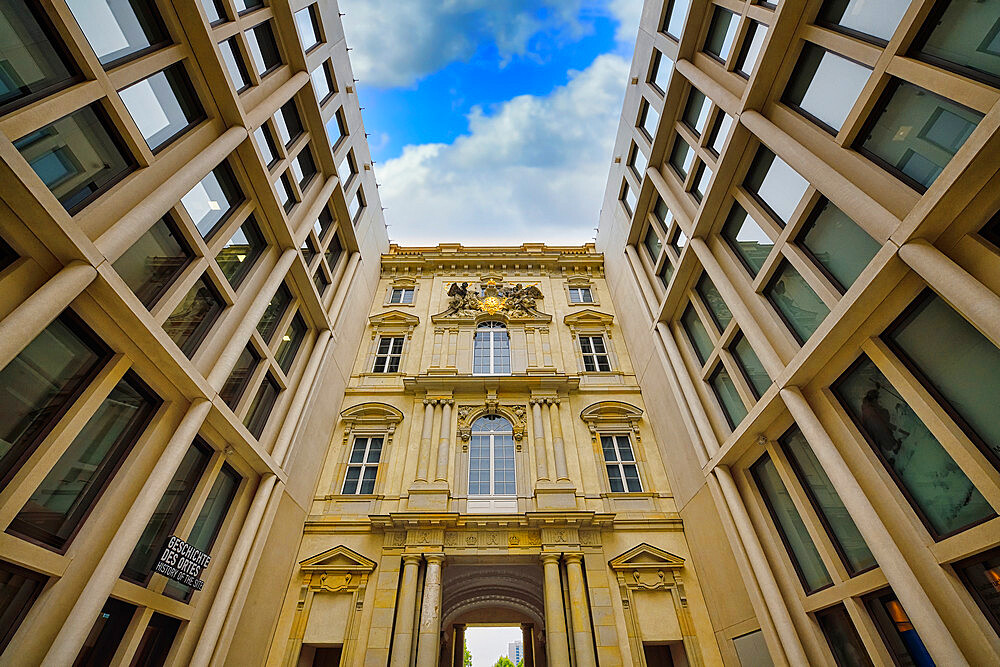 Portal in the Passage inner courtyard, The Berlin Palace (Humboldt Forum), Unter den Linden, Berlin, Germany, Europe