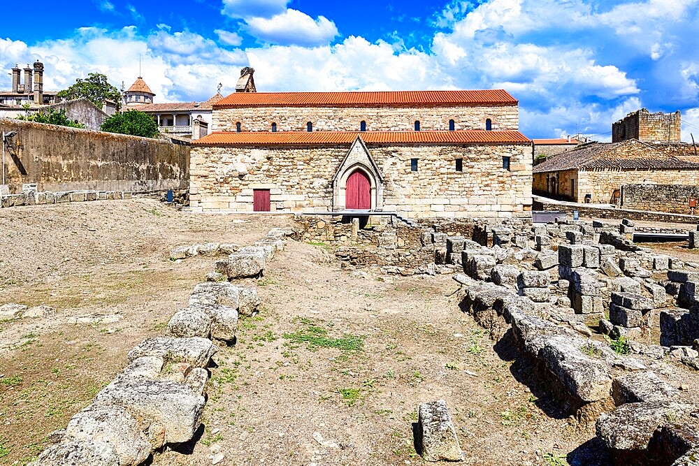 Decommissioned Catholic Cathedral and archaeological excavation site, Idanha-a-Velha, Serra da Estrela, Beira Alta, Portugal, Europe