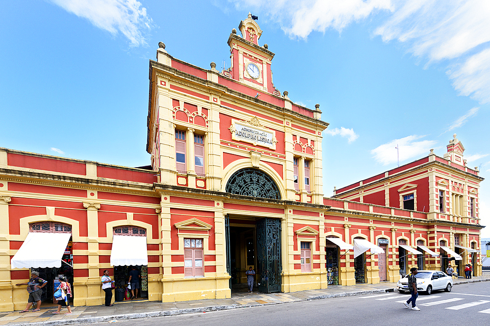 Adolpho Lisboa market hall, Manaus, Amazonia State, Brazil, South America