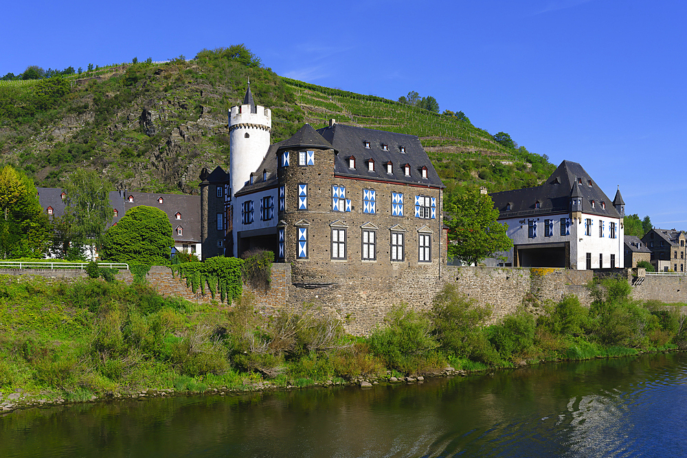 Gondorf castle along the Moselle River, Kober-Gondorf, Rhineland-Palatinate, Germany, Europe