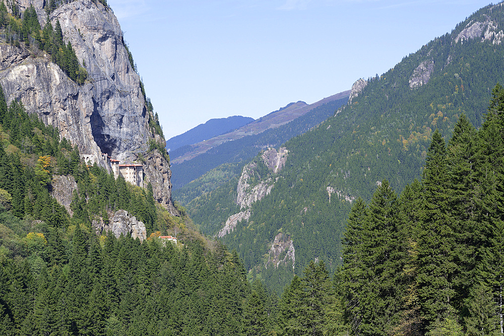 Greek Orthodox Sumela Monastery, Trabzon, Turkey, Asia Minor, Asia