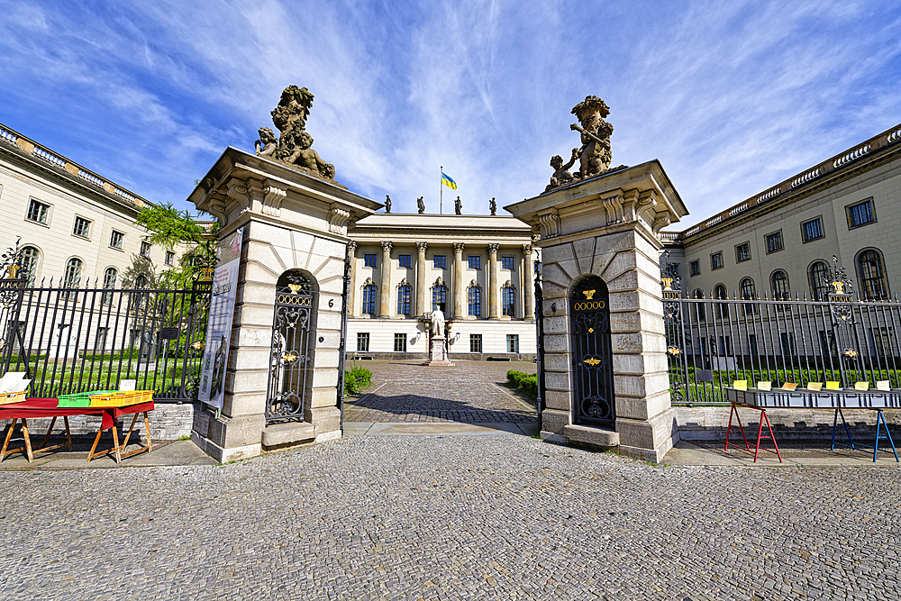 Humboldt University main building, or Prince Henry's Palace, Under den Linden, Berlin Mitte, Berlin, Germany, Europe