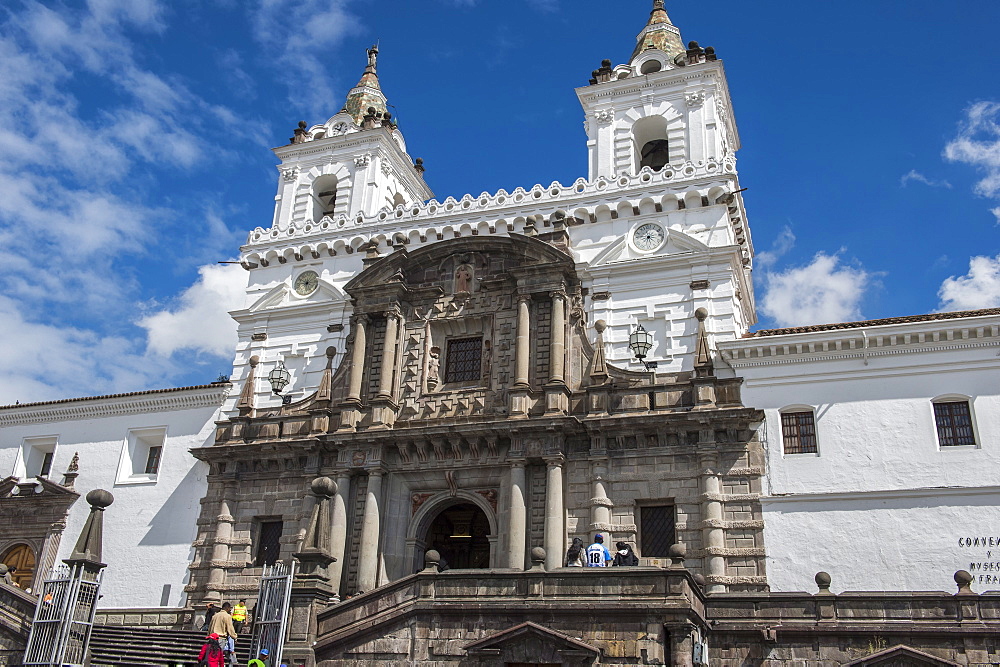 San Francisco Church and Convent, Quito, UNESCO World Heritage Site, Pichincha Province, Ecuador, South America