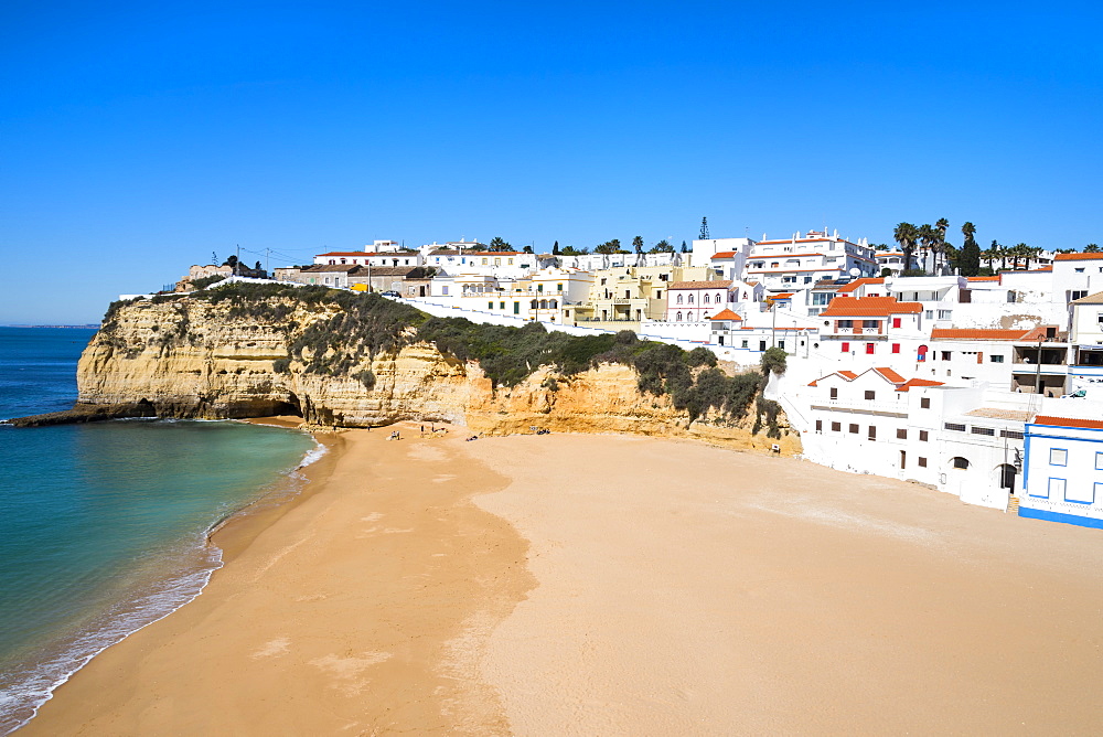 Carvoeiro and Beach, Algarve, Portugal, Europe