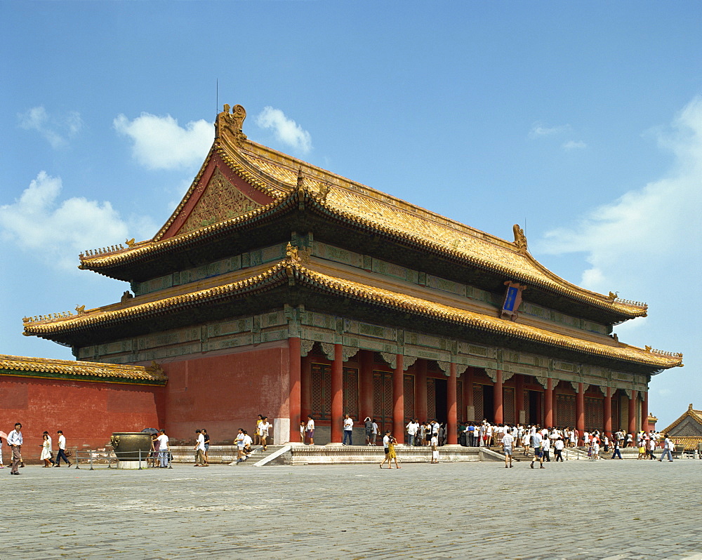 The Gate of Heavenly Purity in the Imperial Palace in the Forbidden City in Beijing, China, Asia