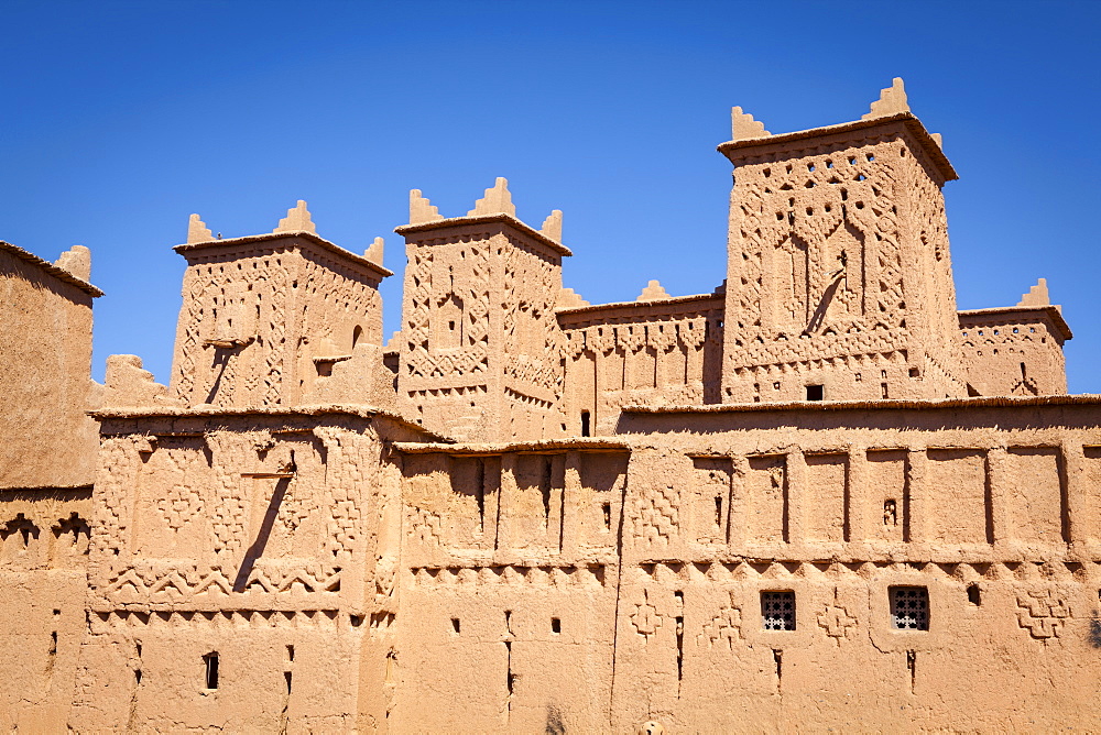 The 17th century Amerhidil kasbah, Skoura, Morocco, North Africa, Africa