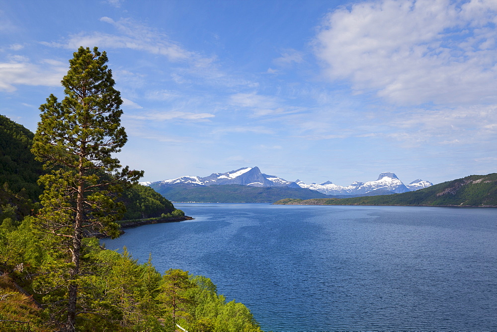 Dramatic Arctic landscape, Troms, Norway, Scandinavia, Europe