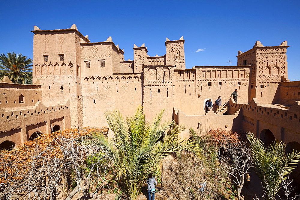 The 17th century Amerhidil kasbah, Skoura, Morocco, North Africa, Africa