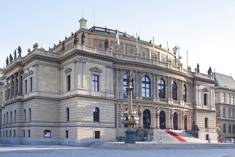 Rudolfinum, Concert Hall, namesti Jana Palacha (Jan Palach Square), Prague, Bohemia, Czech Republic, Europe