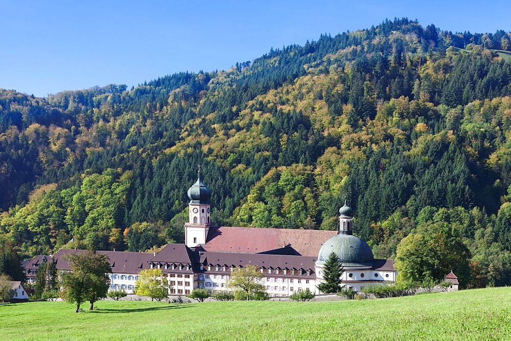 Kloster St. Trudpert Monastery, Munstertal, Munstertal Valley, Black Forest, Baden Wurttemberg, Germany, Europe