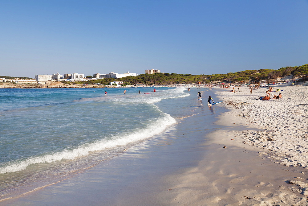 Beach, Cala Agulla, Cala Ratjada, Majorca (Mallorca), Balearic Islands (Islas Baleares), Spain, Mediterranean, Europe